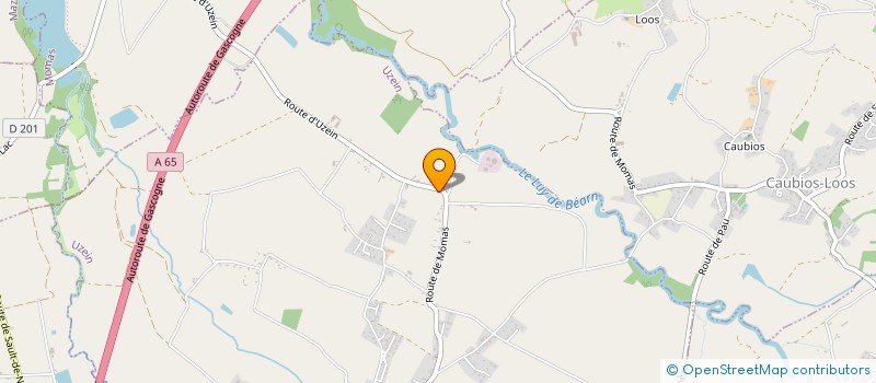 localisation de l'entreprise AQUITAINE ENERGIE RENOVATION  UZEIN