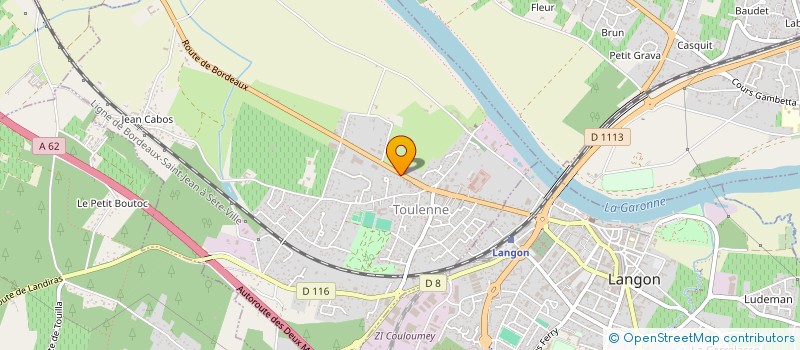 localisation de l'entreprise AQUITAINE ENR  TOULENNE