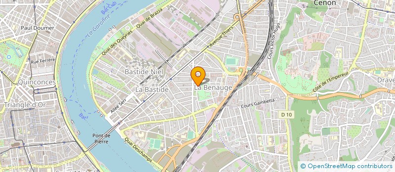 localisation de l'entreprise AQUITAINE ETANCHE SERVICES à BORDEAUX