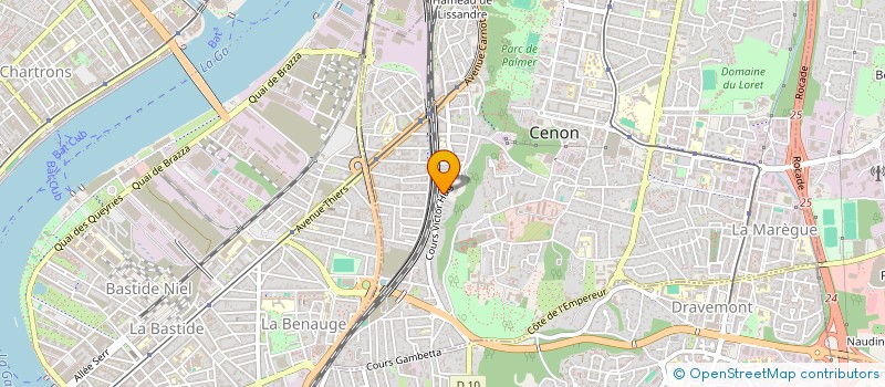 localisation de l'entreprise AQUITAINE ETANCHEITE SERVICE  CENON