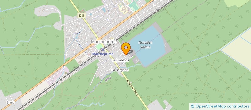 localisation de l'entreprise AQUITAINE FILTRATION  MARCHEPRIME