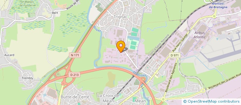 localisation de l'entreprise AQUITAINE FINITIONS SARL  TRIGNAC