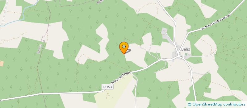 localisation de l'entreprise AQUITAINE FORET JP  BELIS
