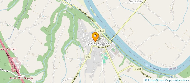 localisation de l'entreprise AQUITAINE FORETS PLUS  LE MAS D'AGENAIS