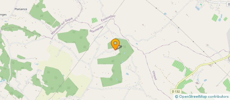 localisation de l'entreprise AQUITAINE FRUITS ET LEGUMES  SAINT-PARDOUX-DU-BREUIL