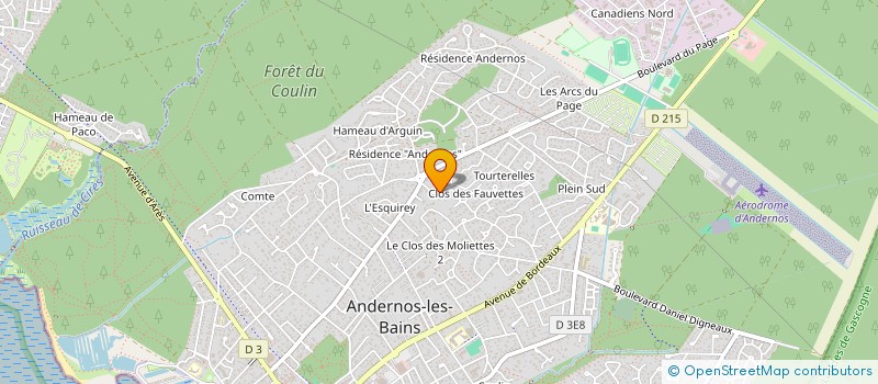 localisation de l'entreprise AQUITAINE GANIVELLES  ANDERNOS-LES-BAINS