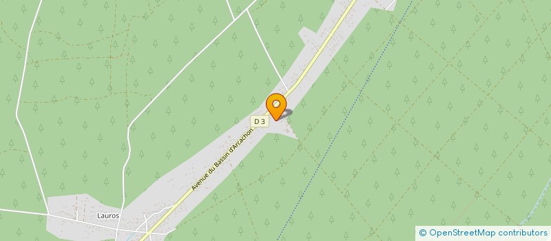 localisation de l'entreprise AQUITAINE GESTION ENVIRONNEMENT FORET  LE PORGE