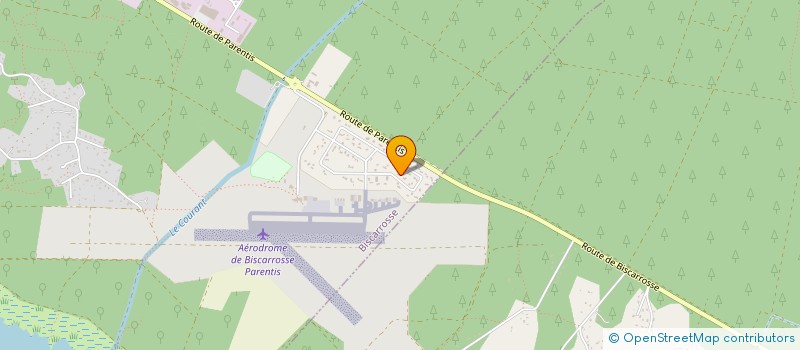 localisation de l'entreprise AQUITAINE HYDRAVIONS AEROCLUB HENRI GUILLAUMET à BISCARROSSE