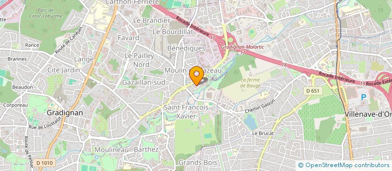 localisation de l'entreprise AQUITAINE IMAGES  GRADIGNAN