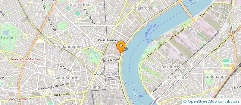 localisation de l'entreprise AQUITAINE IMMOBILIER ENTREPRISE à BORDEAUX