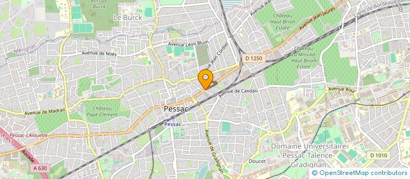 localisation de l'entreprise AQUITAINE IMMOBILIERE à PESSAC