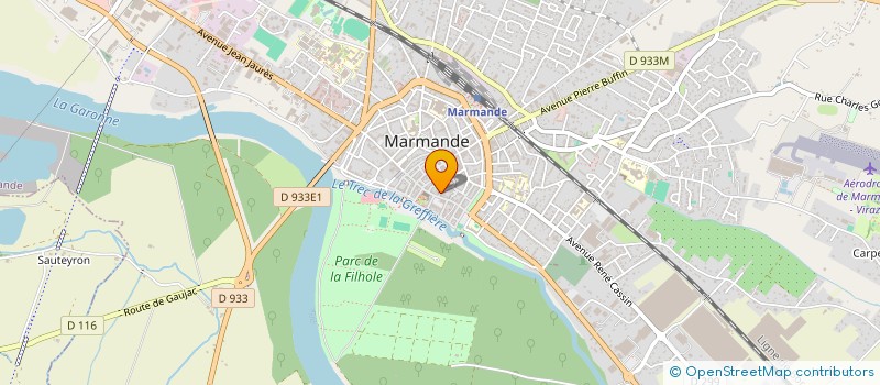 localisation de l'entreprise AQUITAINE INFORMATIQUE à MARMANDE