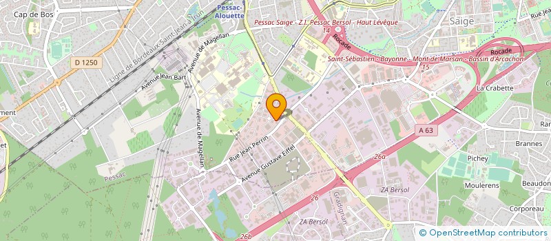 localisation de l'entreprise AQUITAINE INFORMATIQUE COURTAGE FINANCE à PESSAC