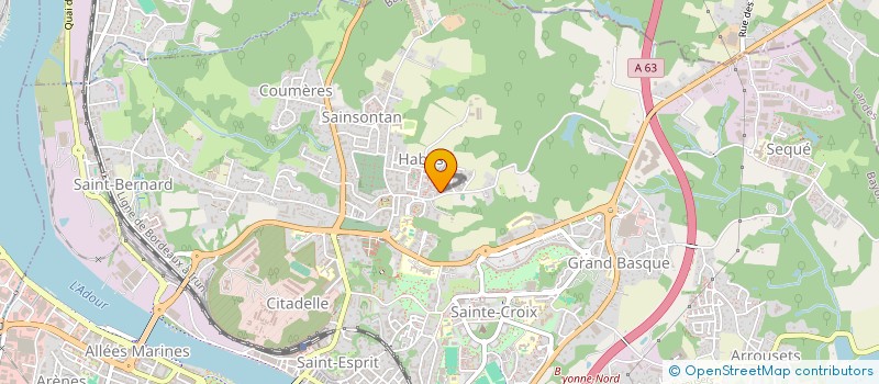 localisation de l'entreprise AQUITAINE INFRA ROUGE à BAYONNE