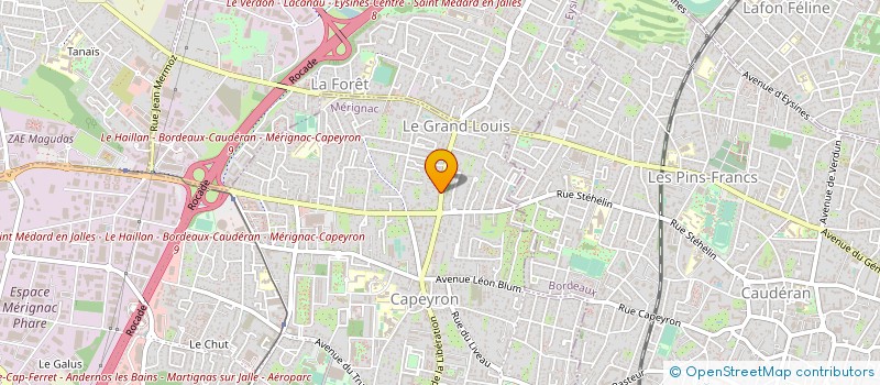 localisation de l'entreprise AQUITAINE INGENIERIE & MANAGEMENT à MERIGNAC