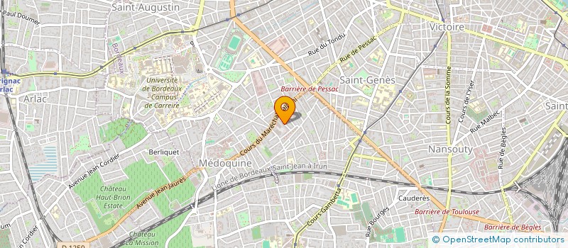 localisation de l'entreprise AQUITAINE INVENTAIRE à TALENCE