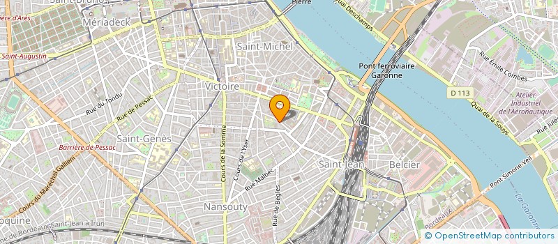 localisation de l'entreprise AQUITAINE ISOLATION TOITURE à BORDEAUX
