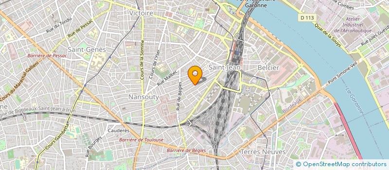 localisation de l'entreprise AQUITAINE JOUETS à BORDEAUX