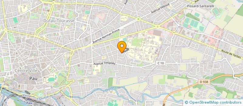 localisation de l'entreprise AQUITAINE LAVERIE à PAU