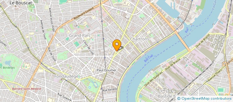 localisation de l'entreprise AQUITAINE LIMOUSIN à BORDEAUX