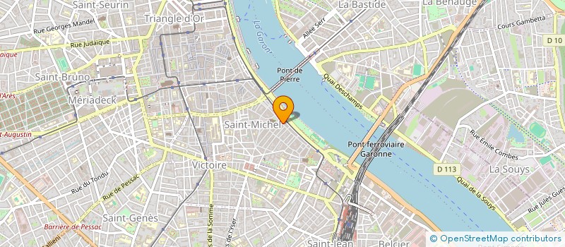 localisation de l'entreprise AQUITAINE MACONNERIE TRAVAUX PUBLICS  BORDEAUX