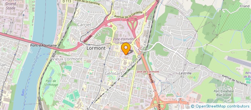 localisation de l'entreprise AQUITAINE MAITRISE TRAVAUX IMMOBILIERS à LORMONT