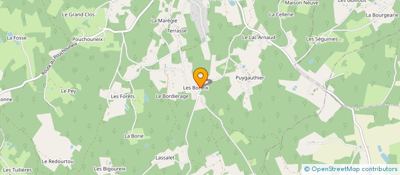 localisation de l'entreprise AQUITAINE MATERIAUX OUTILLAGES à SANILHAC