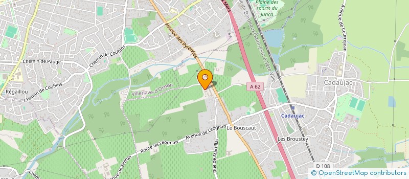 localisation de l'entreprise AQUITAINE MOBILIER  CADAUJAC