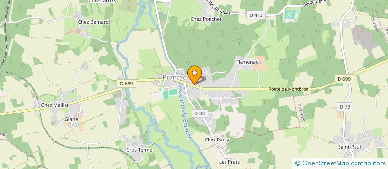 localisation de l'entreprise AQUITAINE MOTEURS à MOULINS-SUR-TARDOIRE