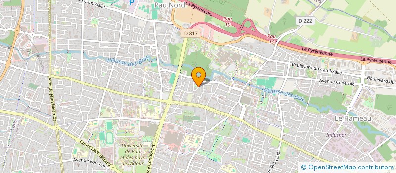 localisation de l'entreprise AQUITAINE NETTOYAGE à PAU