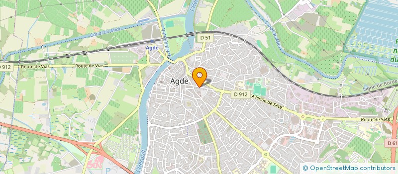localisation de l'entreprise AQUITAINE NETWORK à AGDE
