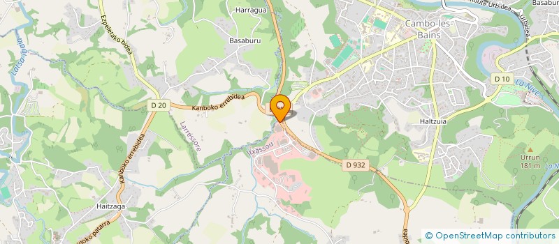 localisation de l'entreprise AQUITAINE OFFSET à ITXASSOU
