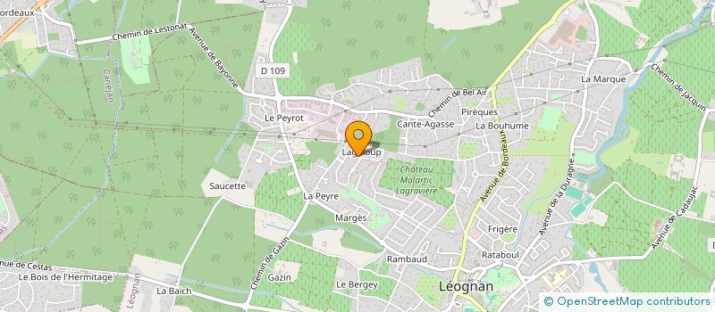 localisation de l'entreprise AQUITAINE PARAMOTEUR RESEAU D'ECOLES ADVENTURE  LEOGNAN