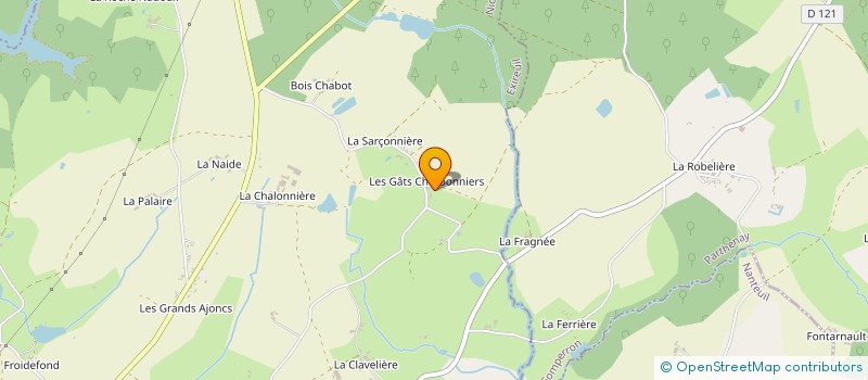 localisation de l'entreprise AQUITAINE PEUPLIERS SERVICES à EXIREUIL