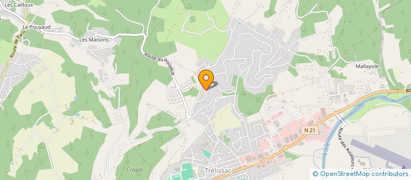 localisation de l'entreprise AQUITAINE PIECES CHAUFFAGE à CHAMPCEVINEL