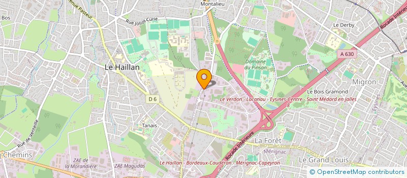 localisation de l'entreprise AQUITAINE PISCINES ET FINITIONS  EYSINES