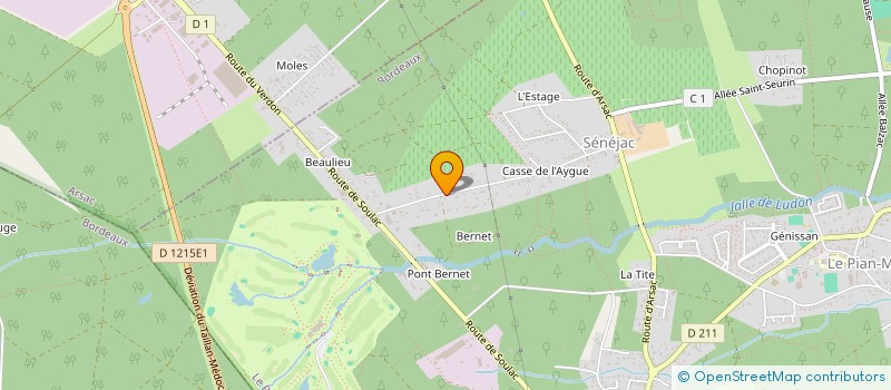 localisation de l'entreprise AQUITAINE PLACEMENTS IMMOBILIERS à LE PIAN-MEDOC