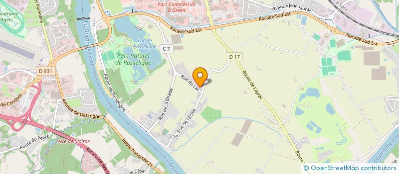 localisation de l'entreprise AQUITAINE PLOMBERIE 47  BOE