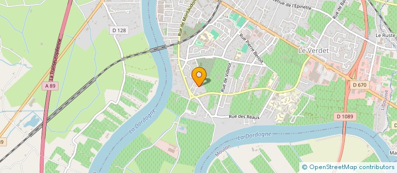 localisation de l'entreprise AQUITAINE POLYESTER PISCINES  LIBOURNE