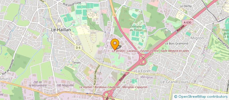 localisation de l'entreprise AQUITAINE PROJET  EYSINES