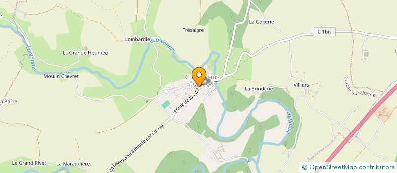 localisation de l'entreprise AQUITAINE RAPIDE DEPANNAGE  CURZAY-SUR-VONNE