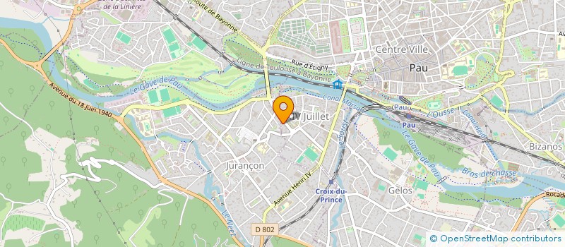 localisation de l'entreprise AQUITAINE RENOV à PAU
