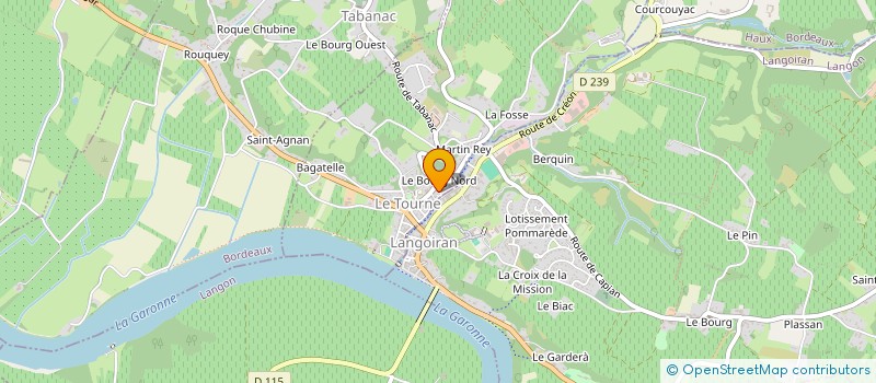 localisation de l'entreprise AQUITAINE RENOVATION AMENAGEMENT à LE TOURNE