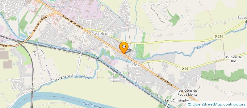 localisation de l'entreprise AQUITAINE RENTAL  LAFOX