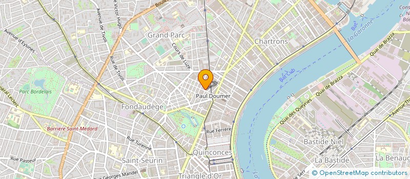 localisation de l'entreprise AQUITAINE REPRO à BORDEAUX