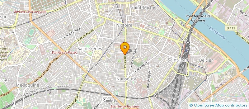 localisation de l'entreprise AQUITAINE RESEAU à BORDEAUX