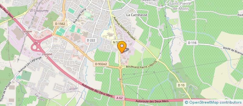 localisation de l'entreprise AQUITAINE RESIDENCE à LANGON