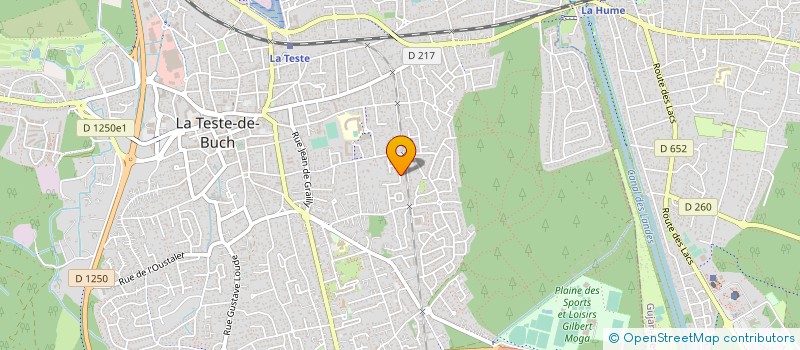 localisation de l'entreprise AQUITAINE SANITHERM à LA TESTE DE BUCH