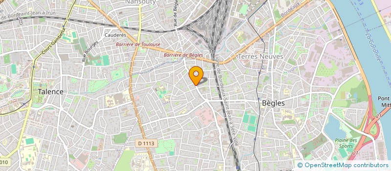 localisation de l'entreprise AQUITAINE SECURITE à BEGLES