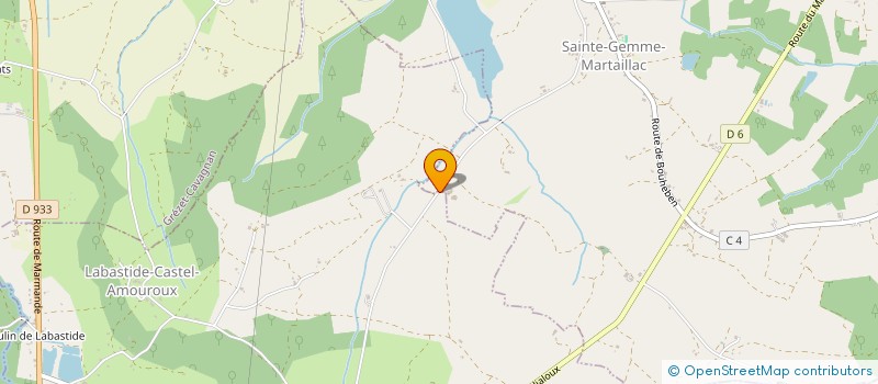 localisation de l'entreprise AQUITAINE SELECTION  SAINTE-GEMME-MARTAILLAC